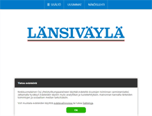 Tablet Screenshot of lansivayla.fi